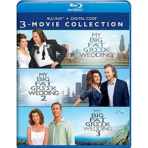 My Big Fat Greek Wedding 3-Movie Collection - Blu-ray + Digital $11.99 Amazon.com