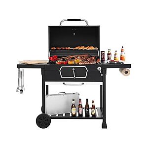 $99.99 | Royal Gourmet CD2030AN 30" Charcoal Grill at Woot!