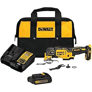 $99* | DeWALT 20V MAX XR Brushless Oscillating Tool Kit w/ 1.5Ah Battery at Amazon