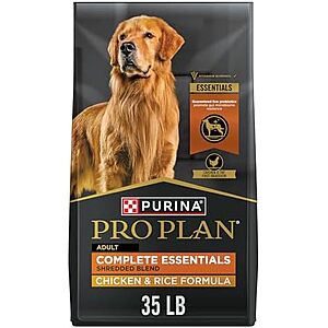 [SnS, AC] $41.37* | 35-lbs Purina Pro Plan Complete Essentials Shredded Blend Chicken & Rice Dog Food at Amazon