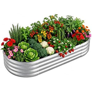 [Prime] $19.99* | Land Guard 4' x 2' Galvanized Raised Garden Bed Kit at Amazon
