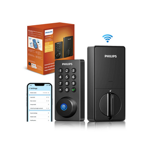 Philips WiFi Keypad Deadbolt (Matte Black) $57.99 + Free Shipping w/ Prime
