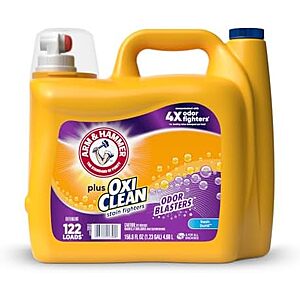 [SnS, AC] $9.99* | 158.6-Oz Arm & Hammer Plus OxiClean Liquid Laundry Detergent (Fresh Burst Scent) at Amazon