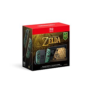 Pre-order (released on October 29, 2026) Nintendo Switch™ 2 –The Legend of Zelda™ – 40th Anniversary Edition $519.99