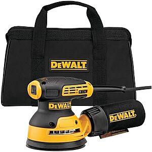 $79* | 5″ DeWALT Variable Speed Wired Random Orbit Sander (DWE6423) at Amazon