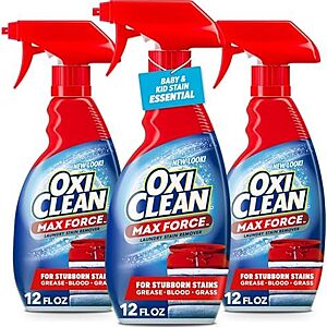 [SnS, AC] $8.13* | 3-Pack 12-Oz OxiClean Max Force Laundry Stain Remover Spray at Amazon ($2.71 each)