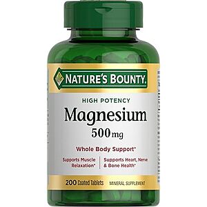 [SnS, AC] $4.33* | 200-Ct Nature's Bounty Fish Oil Omega 3 Supplements at Amazon
