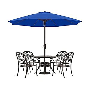 ABCCANOPY 10FT Patio Umbrella w/ Push Button Tilt and Crank(Blue) $23.99 + Free S&H w/ Prime at Woot!