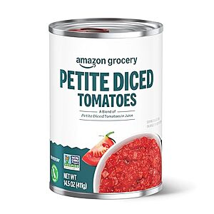 [SnS] $0.82* | 14.5-Oz Amazon Grocery Petite Diced Tomatoes at Amazon