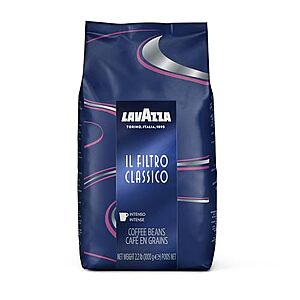[SnS, AC] $10.63 | 35.2-Oz Lavazza Il Filtro Classico Dark Roast Whole Bean Coffee at Amazon
