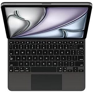 [Resale] $134.50 | Apple Magic Keyboard: Keyboard and Case for iPad Air 11-inch (M2, M3, and M4) and iPad Air (4th and 5th), US English — Black (Used - Like New) at Amazon