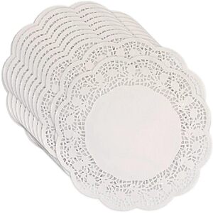 White Paper Doilies - 12" (12 Ct) $0.49