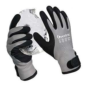GOESTRIC Waterproof Insulated Winter Work Gloves (2 colors) $5.99 + Free Shipping w/ Prime or on $35+
