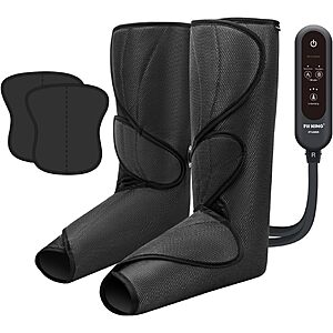 FIT KING Leg Compression Massager for Circulation & Pain Edema Relief FSA, 2 Size Extensions $39
