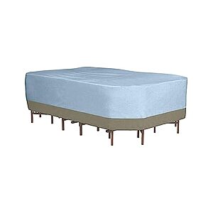 $14.99 | Medium 105 in. Rectangle Patio Table with Chairs Cover at Woot!