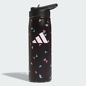 adidas men M Steel Straw 600 Metal Bottle $14 + Free Shipping