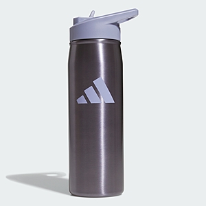 adidas men M Steel Straw 600 Metal Bottle $14 + Free Shipping