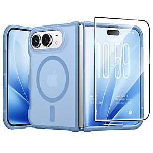 FNTCASE for iPhone Duo Case, with Screen Protector, Compatible with Magsafe $26.99