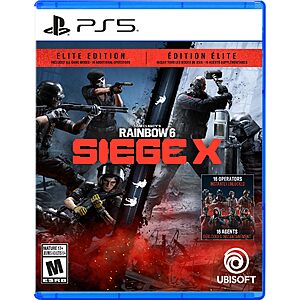 Rainbow Six Siege - Elite Edition (PlayStation 5) $9.98 + Free S&H w/ Prime or $35+