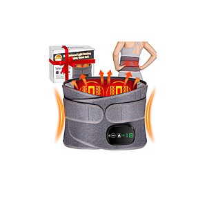 Wireless Lower Back Massaging Belt with heat and vibration, $34.99 w/ code