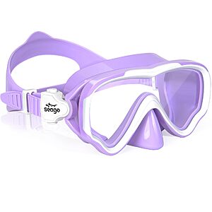 Amazon - Seago Kids Swim Goggles with Nose Cover Anti-Fog Swimming Mask Youth 5-15 - $4.99