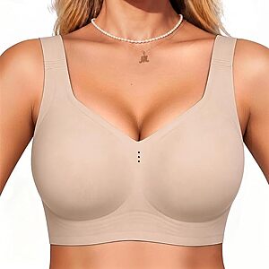 COCOMARTS Jelly Bras for Women No Underwire Full Coverage Push Up Bra $9.99