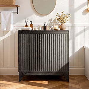 UPGO 31'' Modern Farmhouse Sideboard Buffet Cabinet $73 + Free S/H