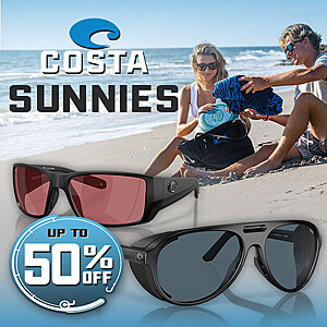 Costa Polarized Sunglasses 50% Off – Select Styles + Free Shipping