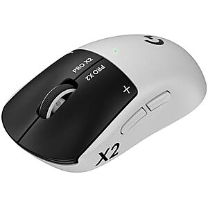 [Resale] $90 | Logitech G PRO X2 SUPERSTRIKE Wireless Gaming Mouse - Black/White (Used - Like New) at Amazon