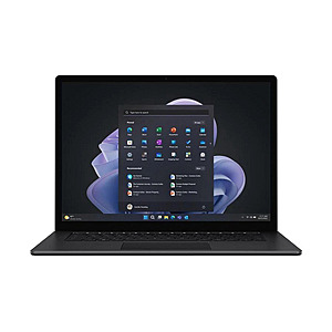 Microsoft Surface Laptop 5 (Refurb): 13.5" 1504p IPS Touch, i7-1265U, 16GB LPDDR5X, 256GB SSD, Black $379.99