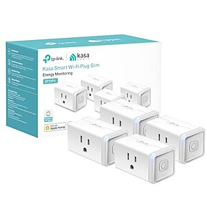 [Resale] $18* | 4-Pack TP-Link Kasa Energy-Monitoring Smart Plug Mini (Used - Like New) at Amazon