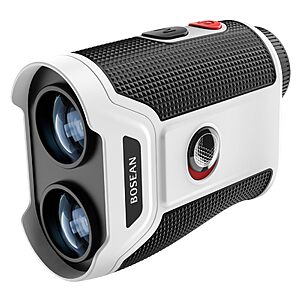 MOESAPU 1200/1500Yards Golf Rangefinder with Slope, 7X Magnification with Flag Lock Vibration, Rechargeable, Magnetic Mount, IP54 $47.99