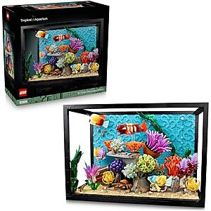 $423.99 | 4154-Piece LEGO Icons - Tropical Aquarium (10366, 2025) at Amazon