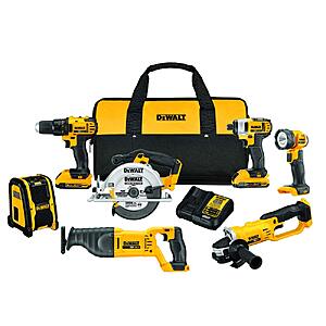 DEWALT 20V MAX Combo Kit, Compact 7-Tool (DCK720D2) $487.99
