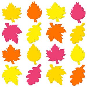 Amazon – Labrostar 160-Pc Fall Leaf Cutouts - $4.79 w/ Code