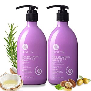 Amazon – Luseta Curly Hair Shampoo & Conditioner Set, 16.9-Oz Each - $17.09 w/ Code