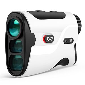 Amazon – WOSPORTS 1200-Yard Golf Rangefinder w/ Slope - $29.99 w/ Code + Deal