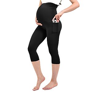 Amazon – Ipletix Maternity Capri Leggings w/ Pockets - $4.99–$6.49 w/ Code