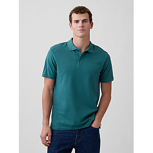 Gap Factory Men's Stretch Pique Polo Shirt (Various) From $9.60 + Free Shipping $50+