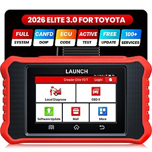LAUNCH Creader Elite 3.0 OBD2 Scanner for Toyota/Lexus (Full Bi Directional) $116
