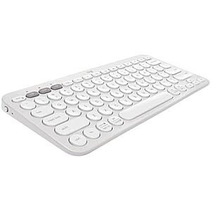 [Resale] $17 | Logitech Pebble Keys 2 K380s Wireless Bluetooth Keyboard - Tonal White (Used - Like New) at Amazon
