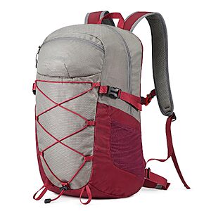 30L G4Free Lightweight Hiking Backpack (Red) $6.99 + Free Shipping w/ Prime or on $35+