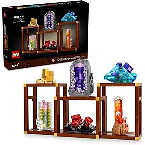 $47.95* | 880-Piece LEGO Ideas - Mineral Collection (21362, 2025) at Amazon