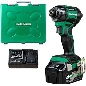 $233.49* | Metabo HPT 36V Cordless Triple Hammer, Impact Driver Kit 1/4-Inch, WH36DC at Amazon