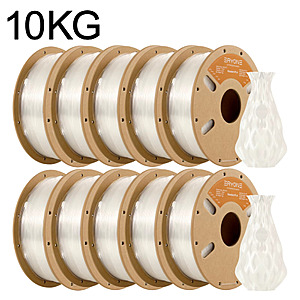 ERYONE 10KG PLA Transparent Filament for $51.07 ($9 coupon if you haven't used it yet)