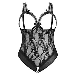 Avidlove Plus Size Lingerie Exotic Teddies Bodysuit One Piece Lace Babydoll $4.99