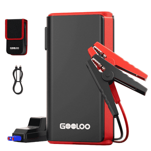 GOOLOO GE2000 2000A Portable Jump Starter, Starts Up to 8.0L Gas & 6.0L Diesel Engines, Compact Car Battery Booster with SuperSafe BOOST Mode, LCD Display & USB-C Charging $45.99