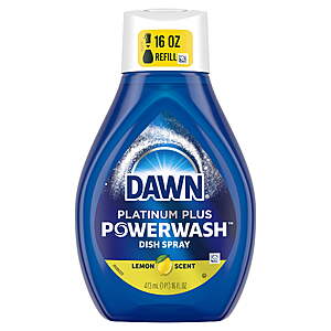 $4 WM Cash + 2 x Dawn Powerwash Spray Refill, Dish Soap, Dishwashing Liquid, Lemon, 1 Refill, 16 Fl Oz $7.88
