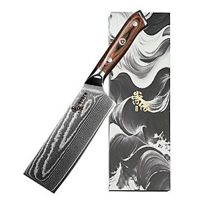 SODEN 7" Meat Cleaver Knife VG-10 Damascus Steel $29.99