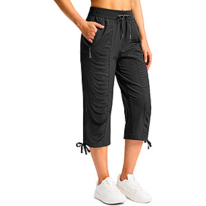 Amazon – Soothfeel Women's Quick-Dry Cargo Capri Pants - $17.93 w/ Code